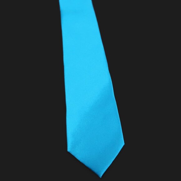Moda Di Raza Hand Made Neck Tie Blue - Picture 2 of 5